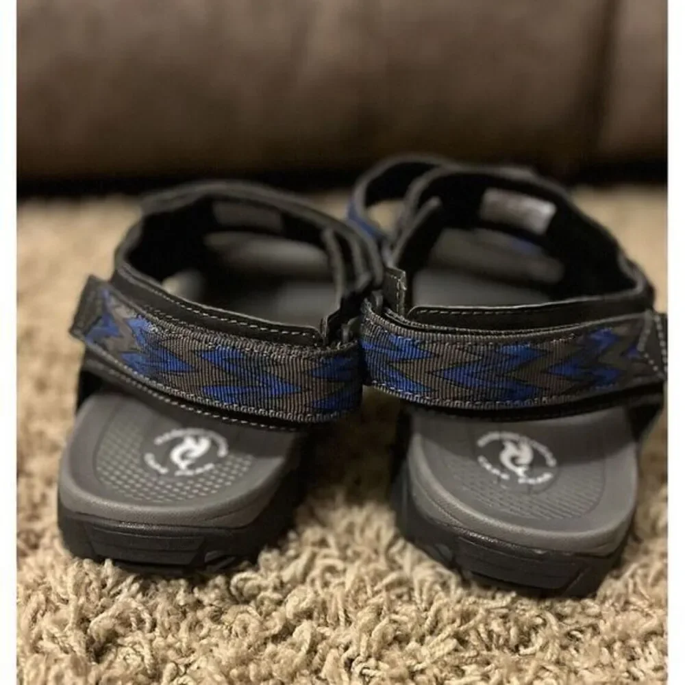 New Hammerhead‎ Sandals Open Toe Mens Size 13 Black Adjustable Strap Closure